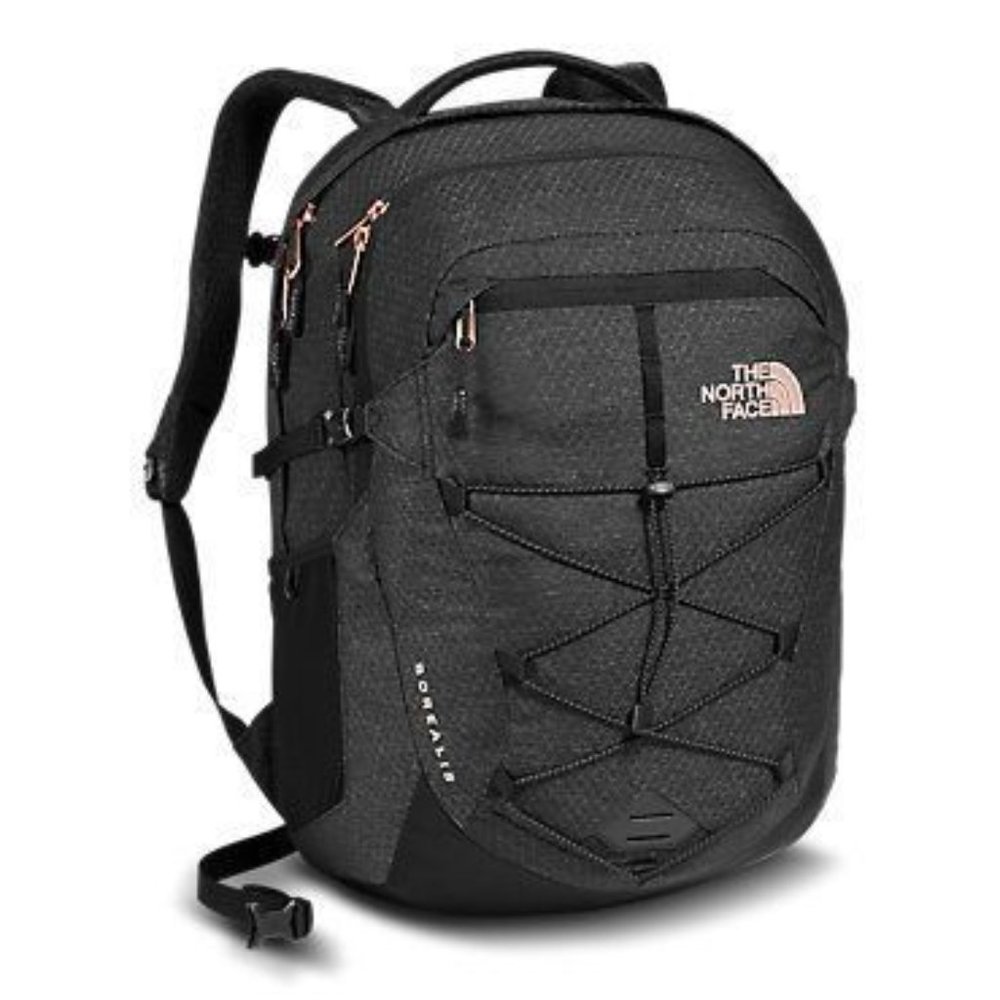 North Face Borealis Women's Backpack - Gray & Rose Gold